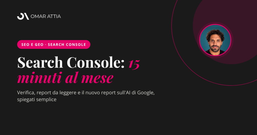 Copertina della guida pratica a Google Search Console per titolari di PMI